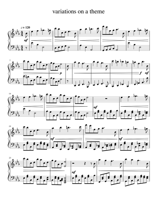 variations on a theme