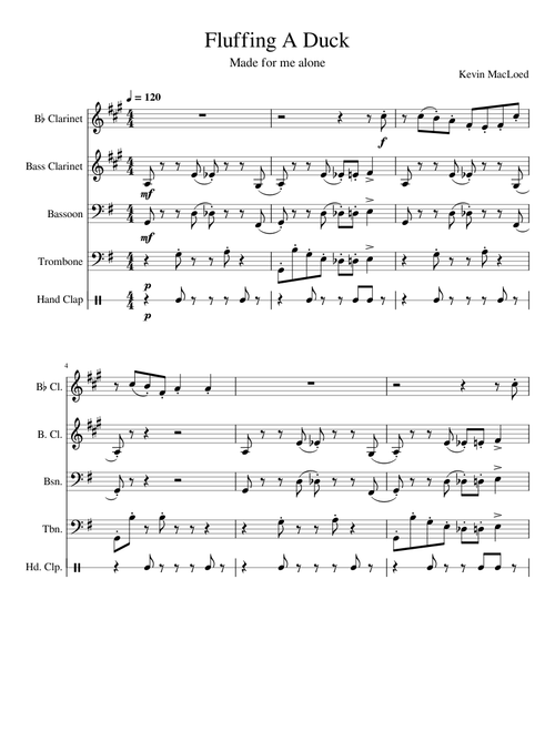 Fluffing A Duck – Kevin MacLeod