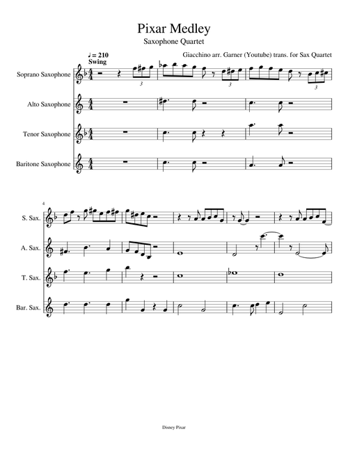 Pixar Medley