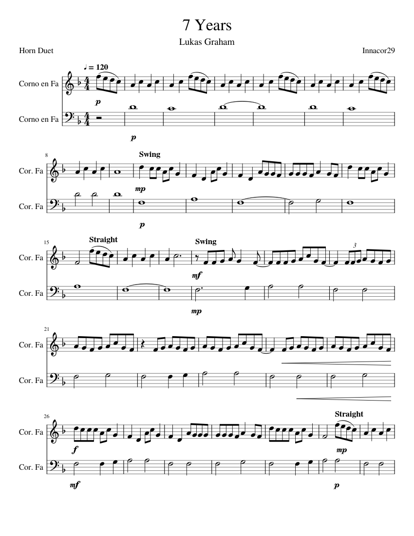 7 years trumpet 2025