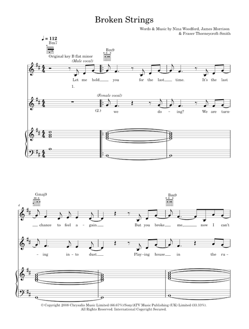 Broken Strings - James Morrison, James Morrison featuring Nelly Furtado, Nelly Furtado