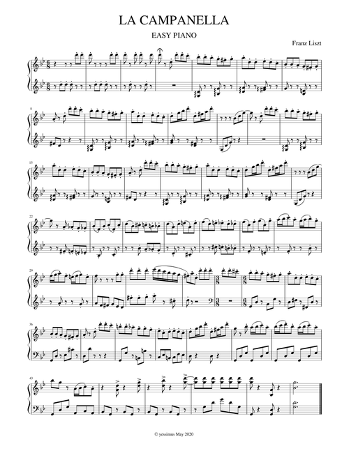 La Campanella - Live Recording|Slightly Simplified Version|Piano - CHANGE AUDIO SOURCE AND READ DESCRIPTION
