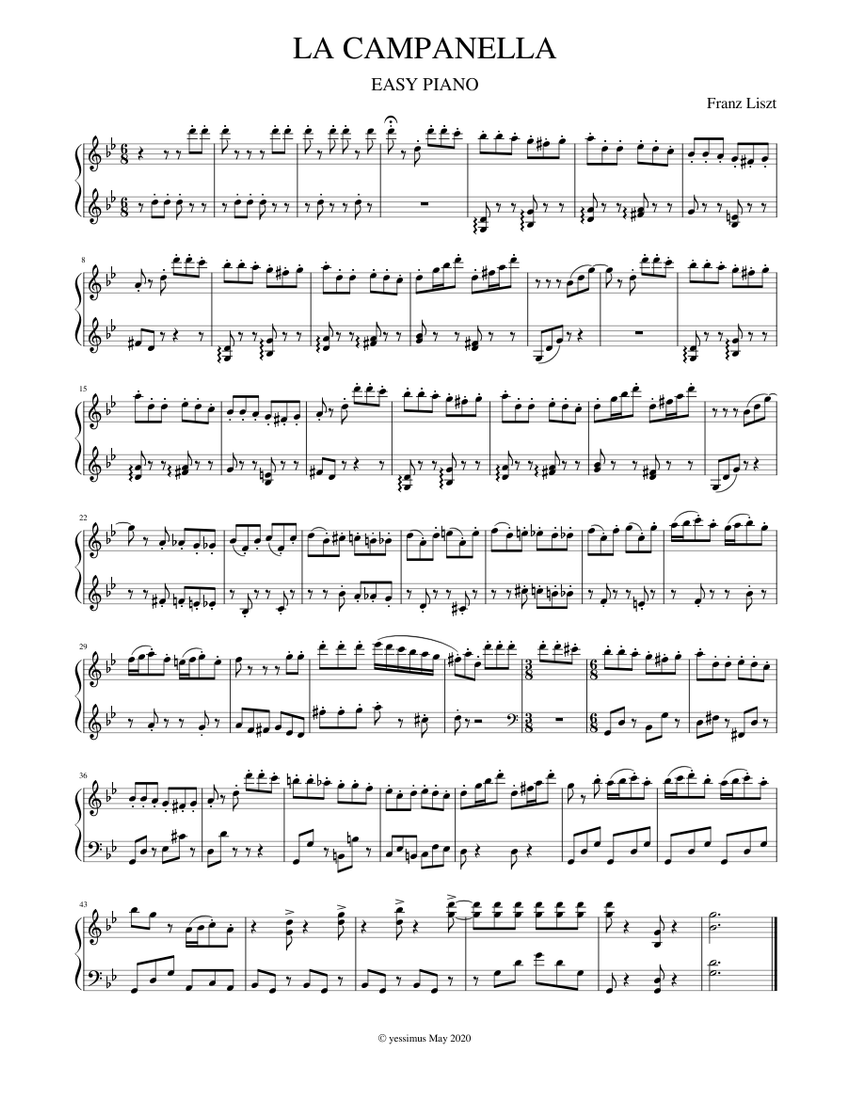 La Campanella - Live Recording|Slightly Simplified Version|Piano