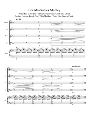 Les Misérables – Claude-Michel Schonberg Sheet Music for Piano