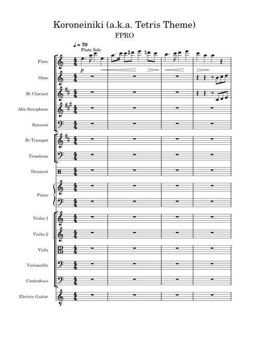 Korobeiniki – Misc Traditional Koroneiniki a.k.a. Tetris Theme -FPRO