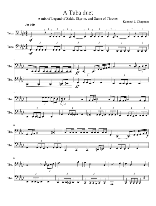 A Tuba Duet