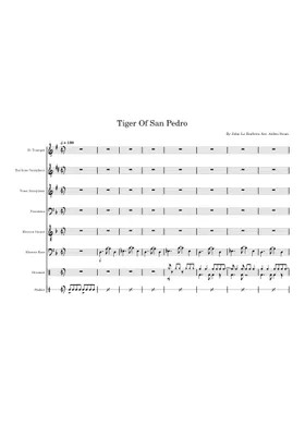 Free Tiger Of San Pedro by John La Barbera sheet music | Download Free Tiger Of San Pedro by John La Barbera sheet music | Download