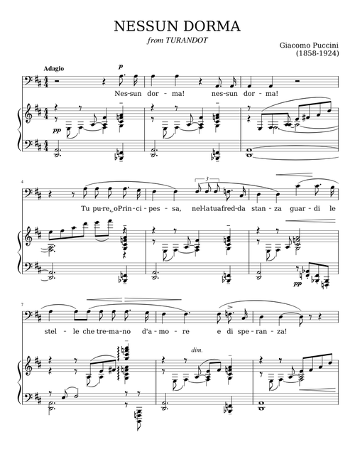 Nessun Dorma