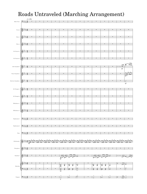 Roads Untraveled (Marching Band)