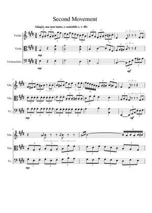 Beethoven - Three String Trios, Op. 9 - No. 1 (String Trio