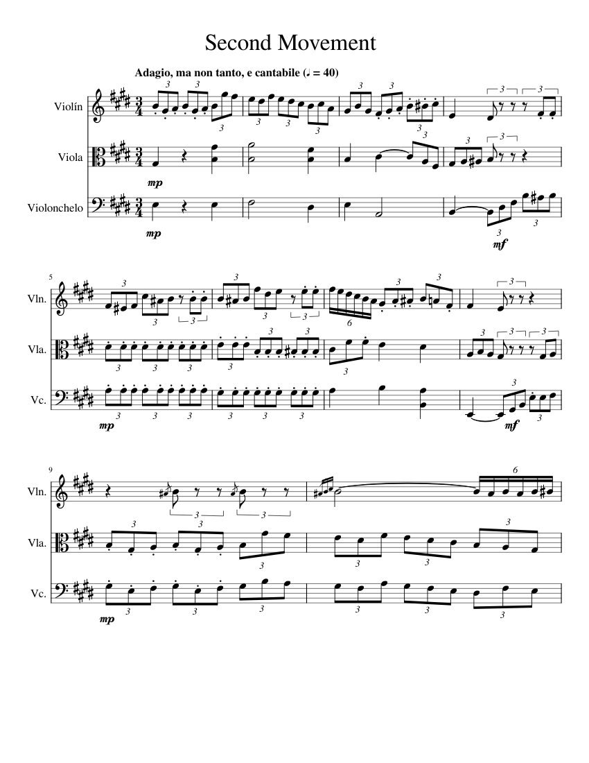 Beethoven - Three String Trios, Op. 9 - No. 1 (String Trio
