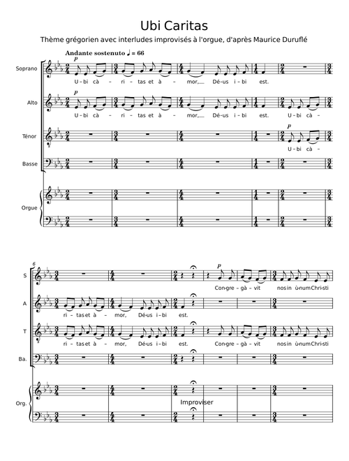 Ubi Caritas - Maurice Duruflé