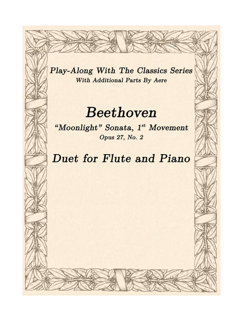 Moonlight Sonata, 1st Movement - A Duet for Flute and Piano (Arr. Aere Greenway) - Ludwig van Beethoven, Aere Greenway (Small Ensemble)