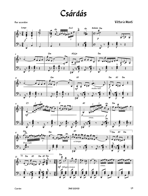 Csárdás – V. Monti