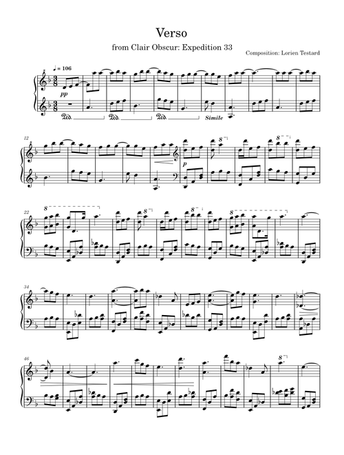 E33 sheet music by dexterse | Play, print, and download in PDF or