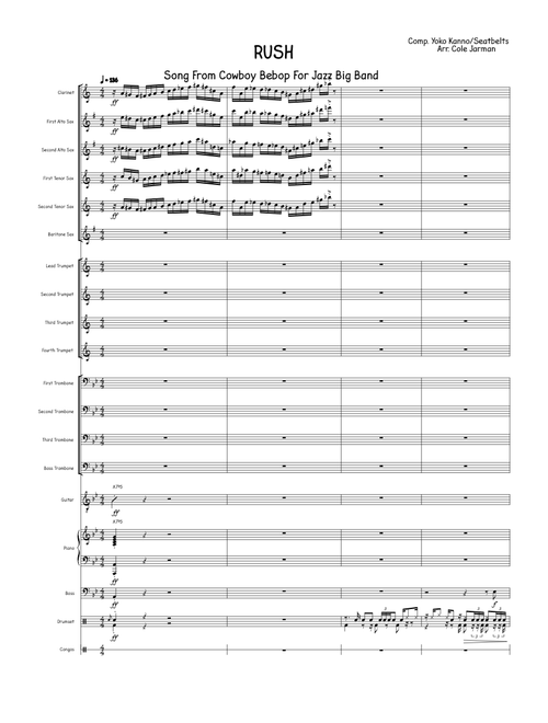Rush – Yoko Kanno and The Seatbelts — Big Band (Cowboy Bebop)
