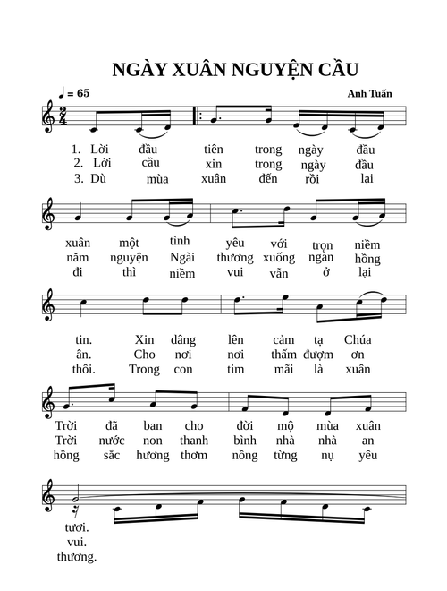Ngày xuân nguyện cầu