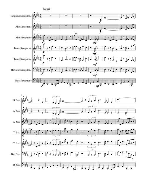 Beyond the Sea - Saxophone Choir