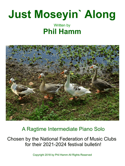 Just Moseyin' Along - Phil Hamm (Easy Piano)