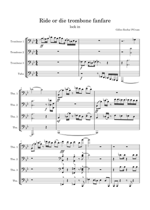 Fly or Die – Gilles Rocha Sheet Music for Trombone (Solo