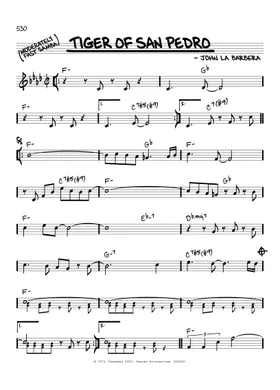 Free Tiger Of San Pedro by John La Barbera sheet music | Download Free Tiger Of San Pedro by John La Barbera sheet music | Download