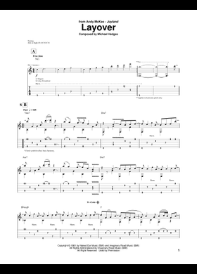 Free Michael Hedges sheet music | Download PDF or print on