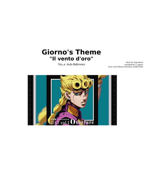 Giorno's Theme