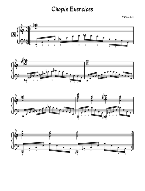 Chopin Exercices