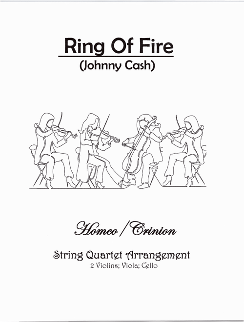 Ring Of Fire (Arr. Homco/Crinion) - Johnny Cash (String Quartet)