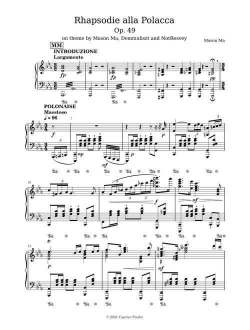 Polonaise-Rhapsody / Rhapsodie alla Polacca