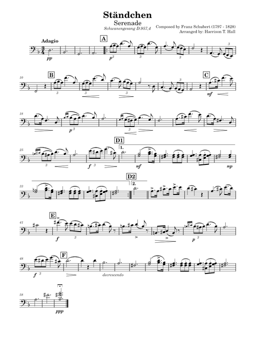 Schwanengesang, No. 4, Ständchen, D 957 – Franz Schubert