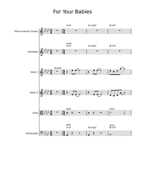 Foryourbabies2 - Partitura completa - 01 Fluxo 1 3.mxl