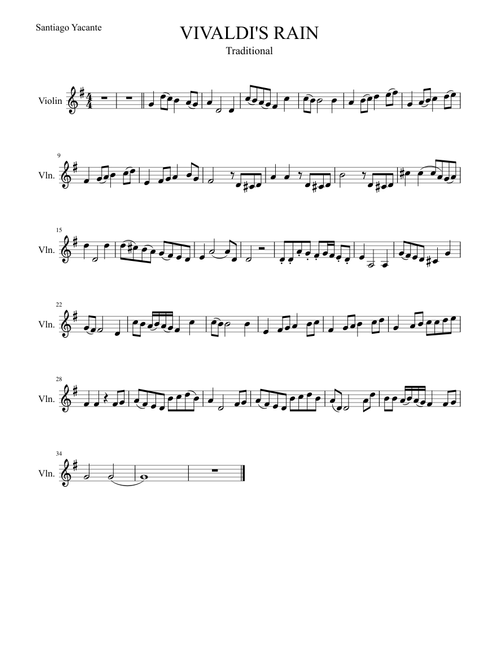 Vivaldi Rain