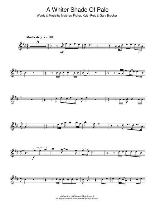 A Whiter Shade Of Pale - Annie Lennox, Procol Harum (Clarinet Solo)