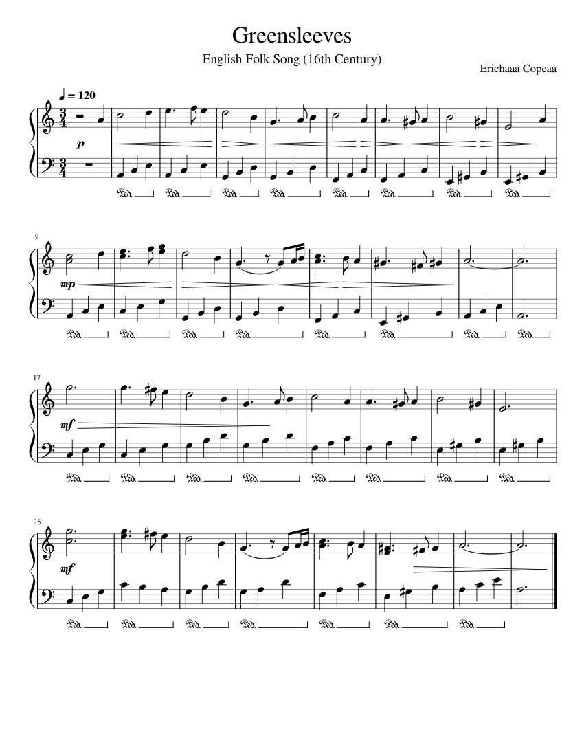 12inchLP／Greensleeves ENGLISH folk songs score_0.png@850x1100?no-cache=