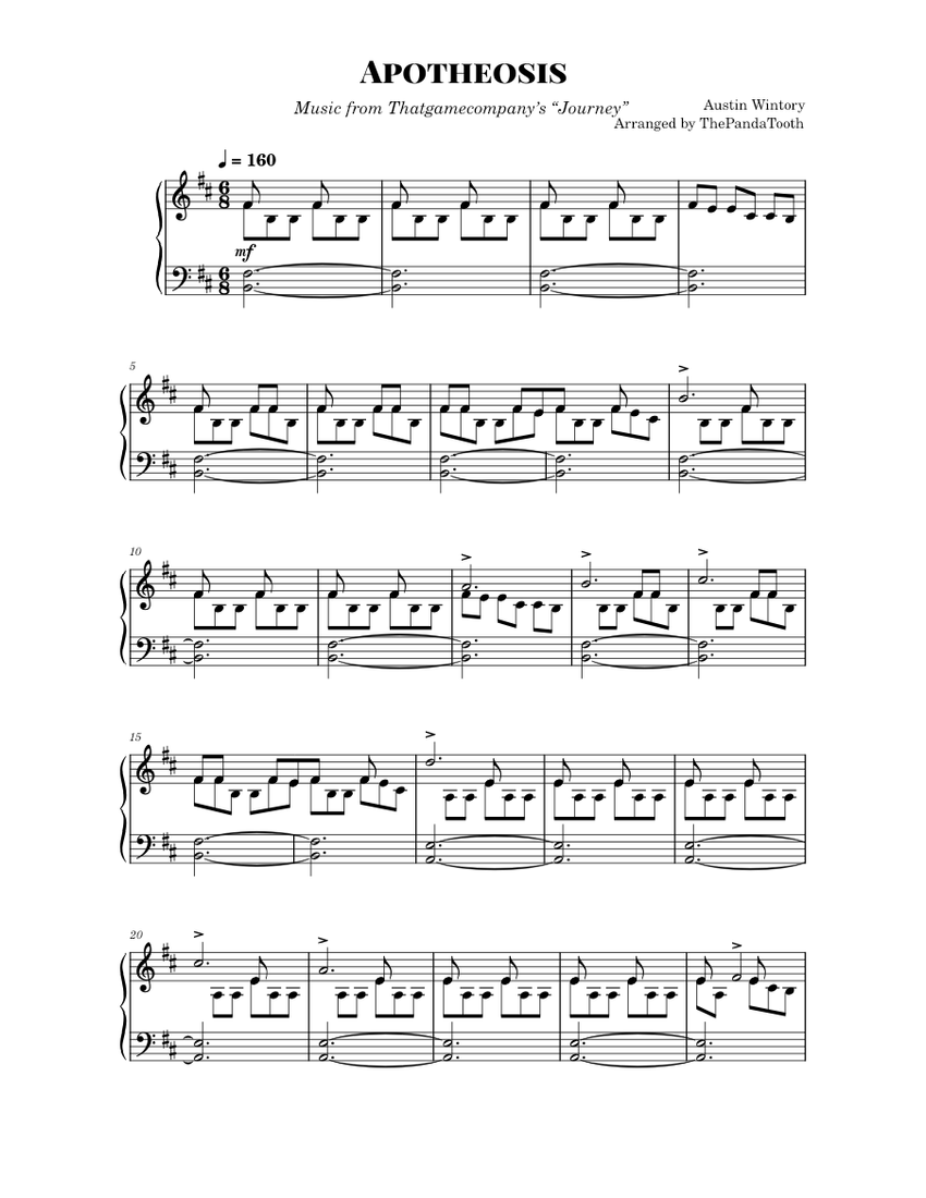 Apotheosis (Journey OST) - Austin Wintory (ThePandaTooth's