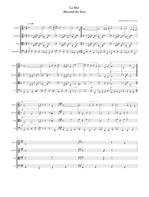 Beyond the Sea (La Mer) – Charles Trenet Beyond the Sea