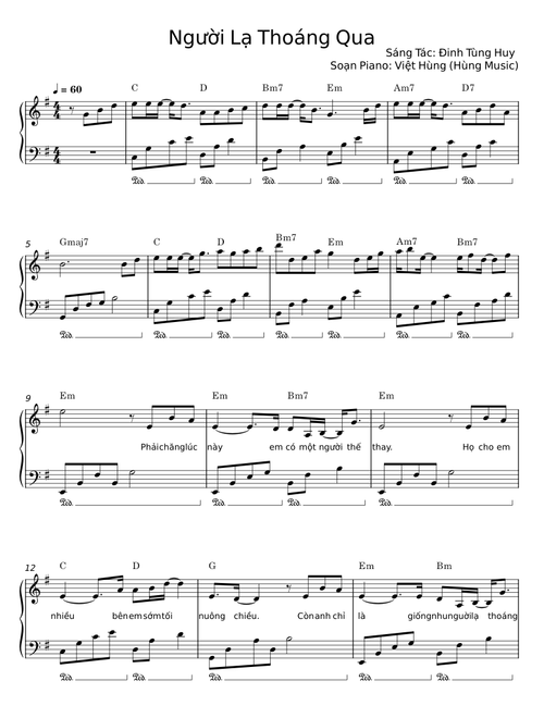 Người Lạ Thoáng Qua - Đinh Tùng Huy