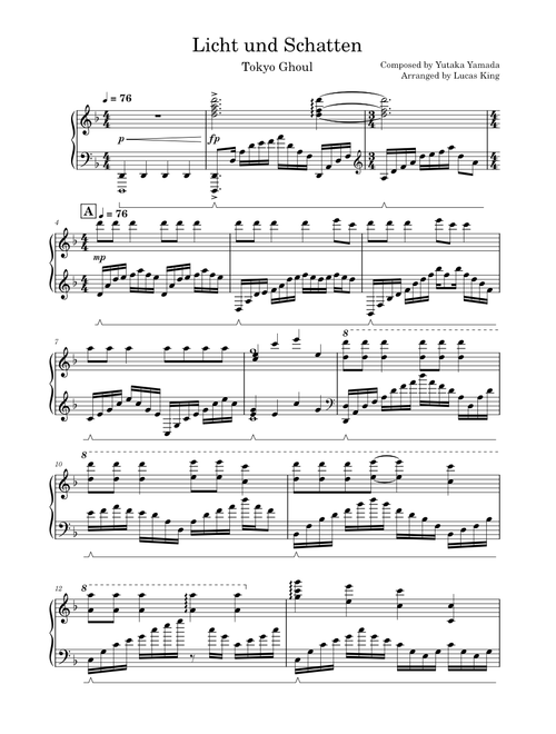 Licht Und Schatten – Lucas King Arrangement