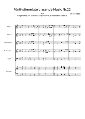 Free Johann Christoph Pezel sheet music | Download PDF or print on Free Johann Christoph Pezel sheet music | Download PDF or print on