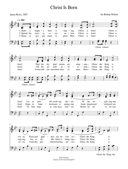 Christ is born (rowe) - Ira B. Wilson