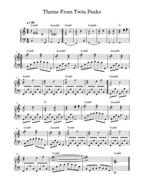 Twin Peaks Theme – Angelo Badalamenti