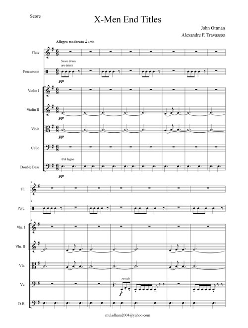 X-Men: Apocalypse - End Titles (Arr. Alexandre Travassos) - John Ottman (Chamber Orchestra)