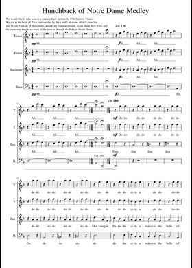 Free The Hunchback Of Notre Dame Soundtrack by Alan Menken sheet
