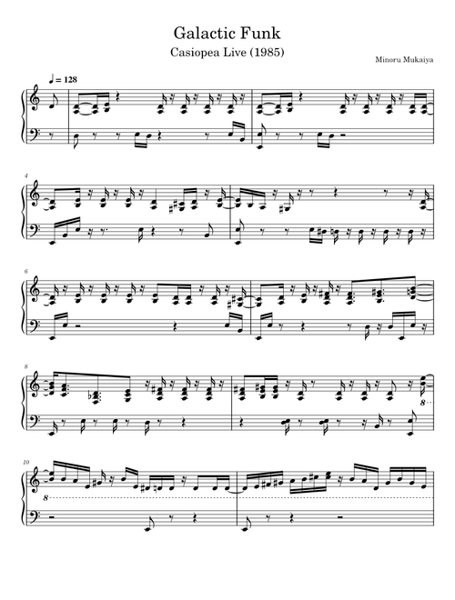 Casiopea - Galactic Funk (keyboard solo)