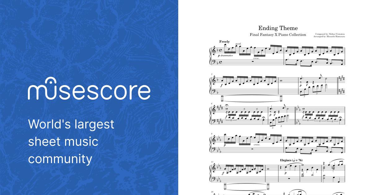 Ending Theme (Final Fantasy X Piano Collection) - Nobuo