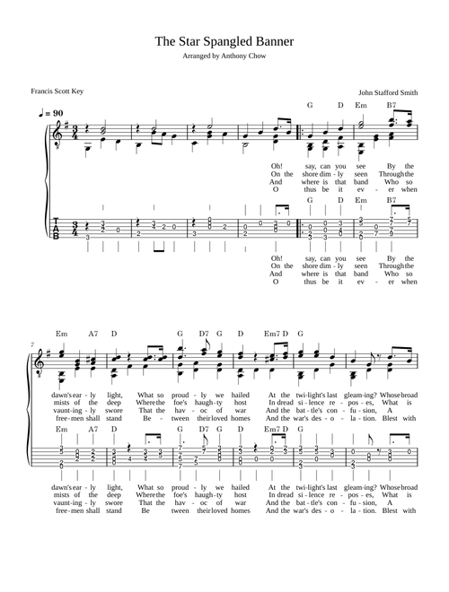 The Star Spangled Banner