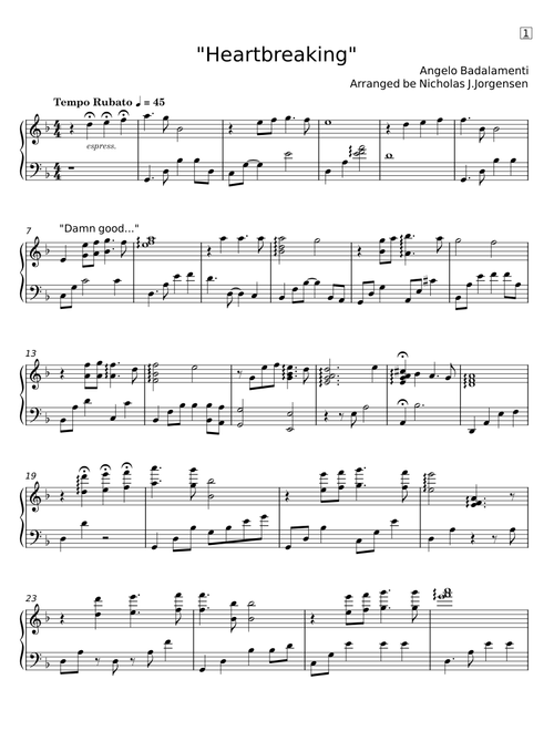 Heartbreaking - Angelo Badalamenti