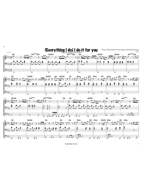 (Everything I Do) I Do It For You (Arr. JP-Synphonic) - Bryan Adams (Instrumental Solo)