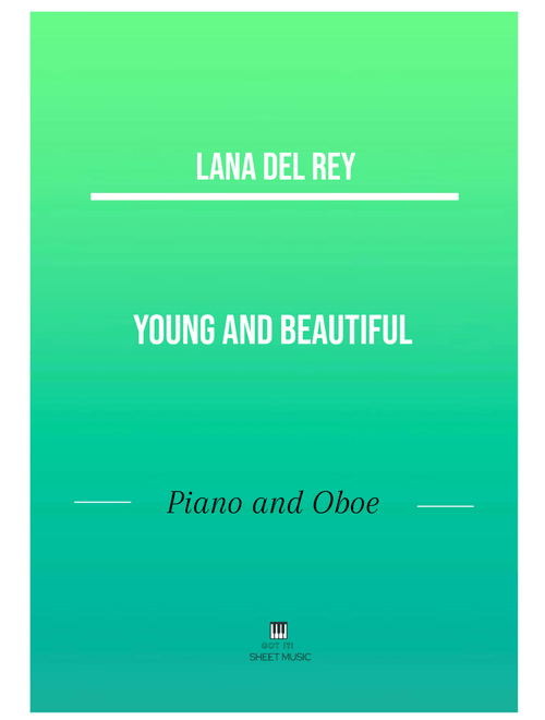 Young And Beautiful (Arr. ANDRE LAITANO) - Lana Del Ray (Small Ensemble)